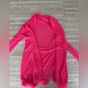 Pink Tatum cardigan, size small